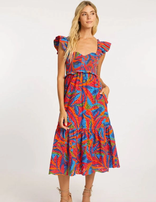 Nyx Dress Passion Palm relaxed shape Flattering Shape Design