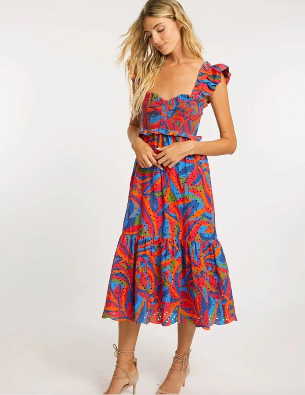 Nyx Dress Passion Palm Layered Design UV-Resistant