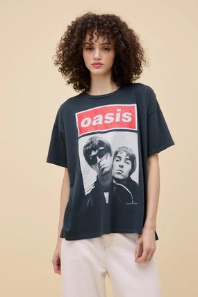 Hidden Zipper ReflectiveTrimDetails OASIS LIAM AND NOEL TEE