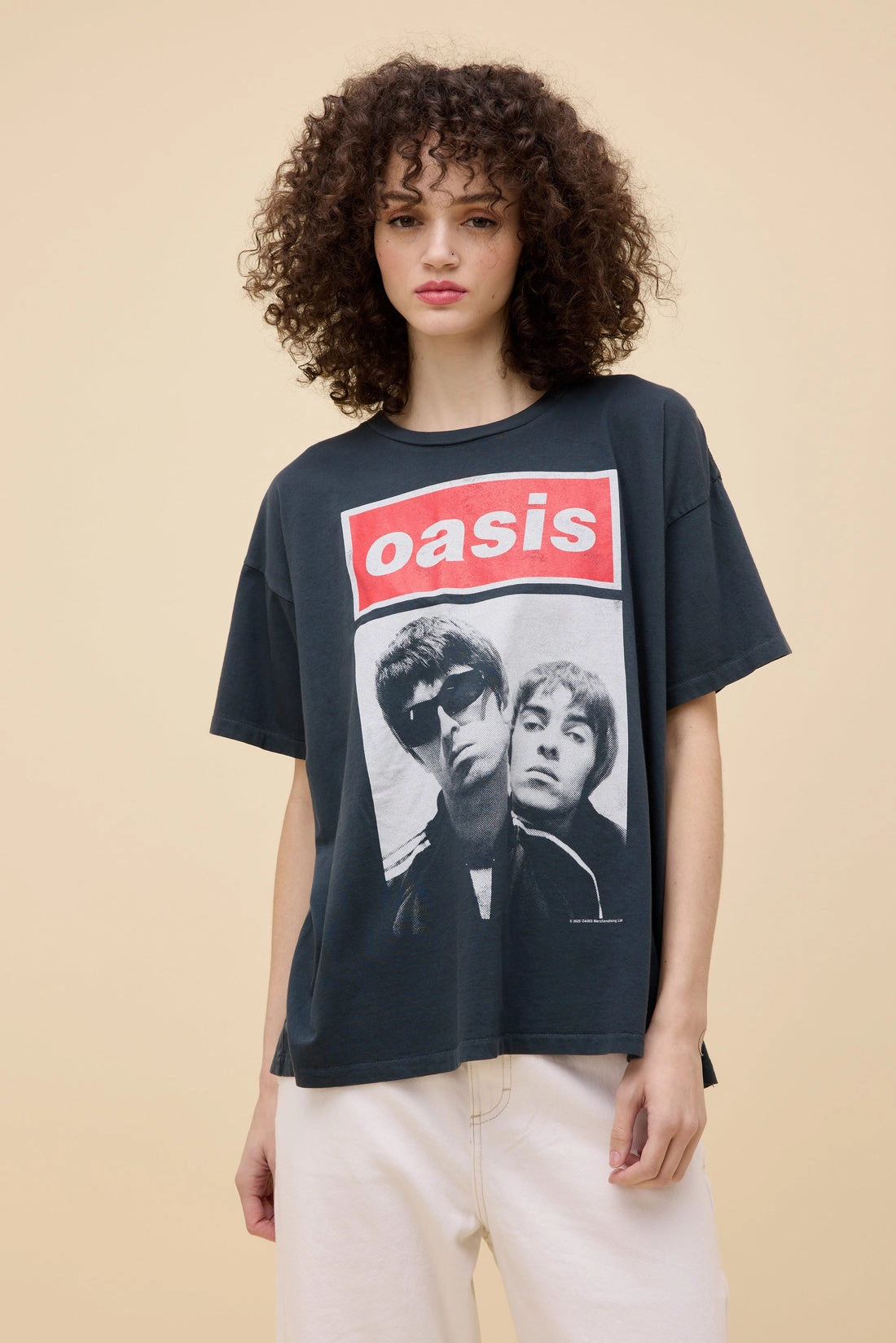 Hidden Zipper ReflectiveTrimDetails OASIS LIAM AND NOEL TEE