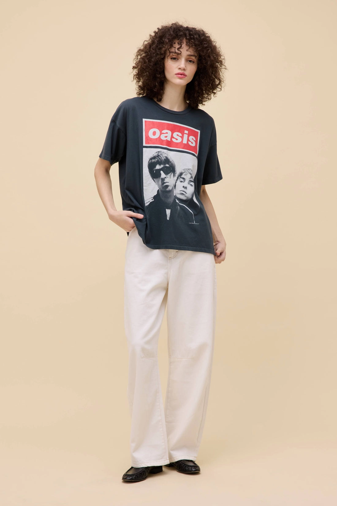 OASIS LIAM AND NOEL TEE YarnDyedQuality