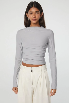 Adjustable Hem SELMA LONG SLEEVE TOP