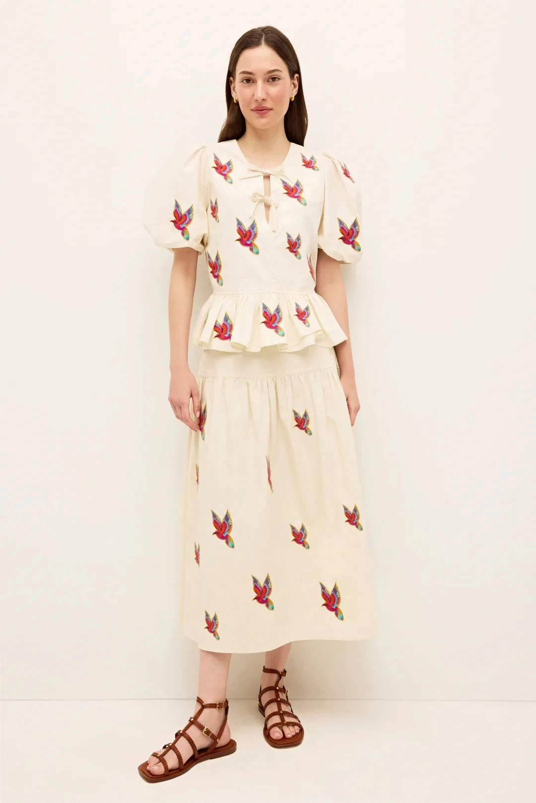 Adjustable Hem Toggles AdjustableNeckline Estella Top Flock