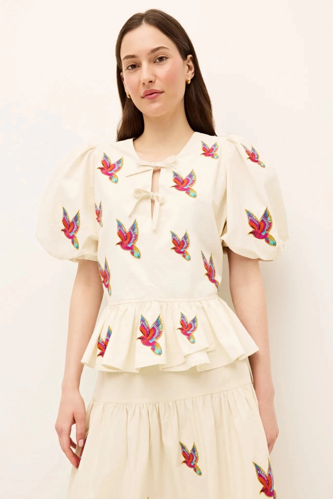 Estella Top Flock Elasticized Waistband