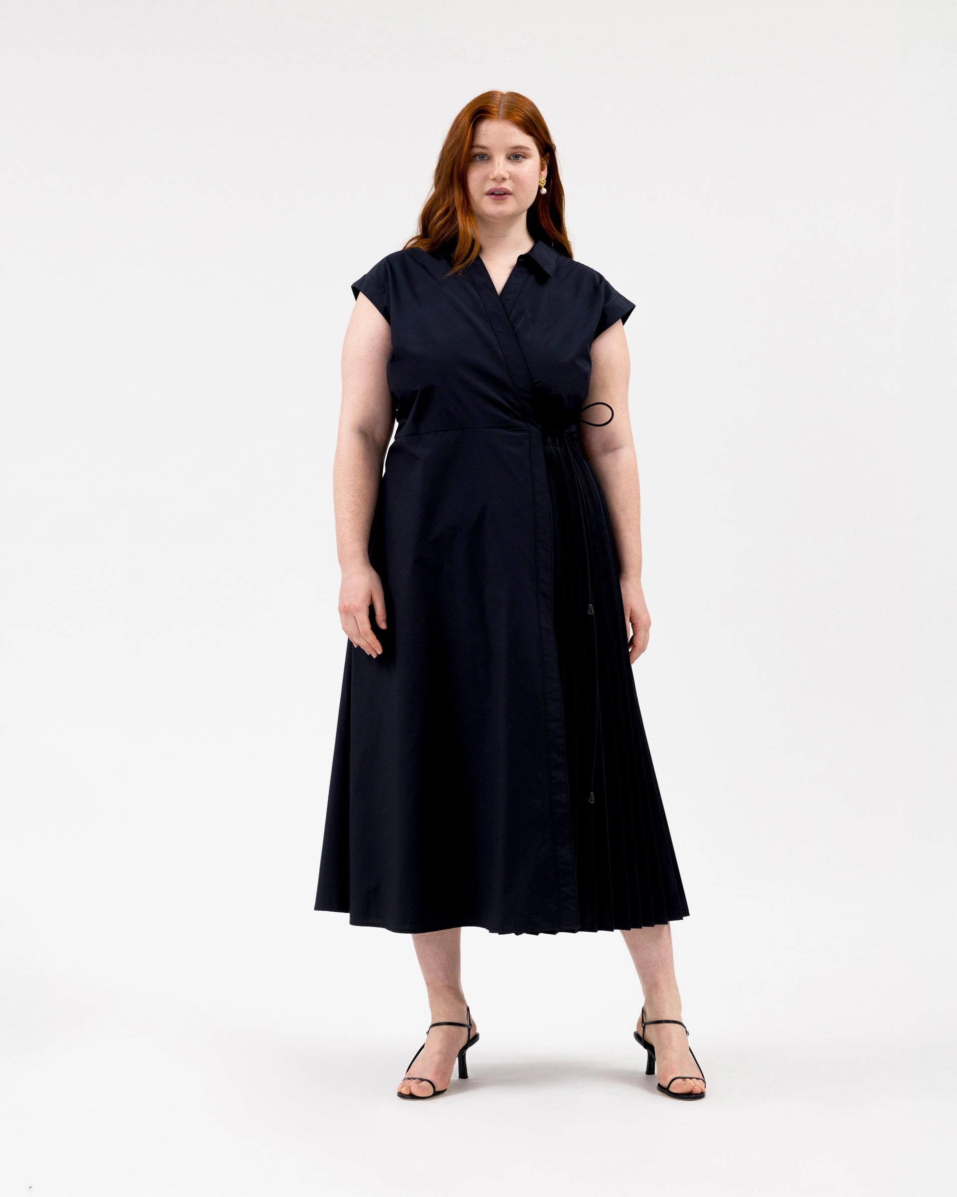 Midi Shivon Dress Formed Look