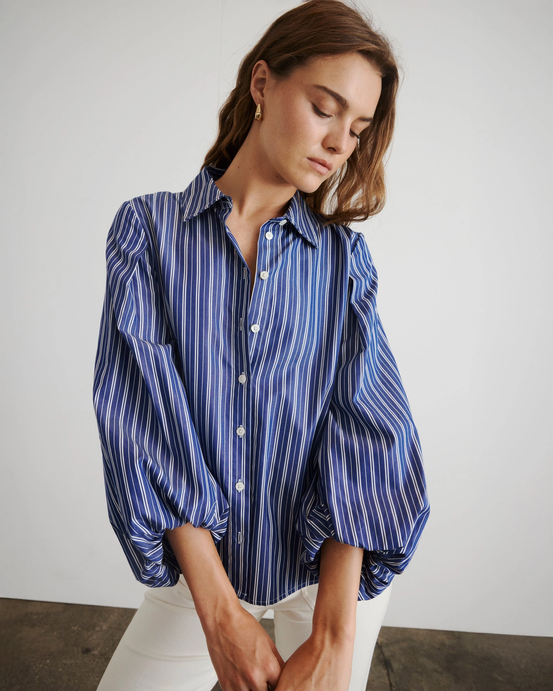 Odor Resistant Material Marina Stripe Top