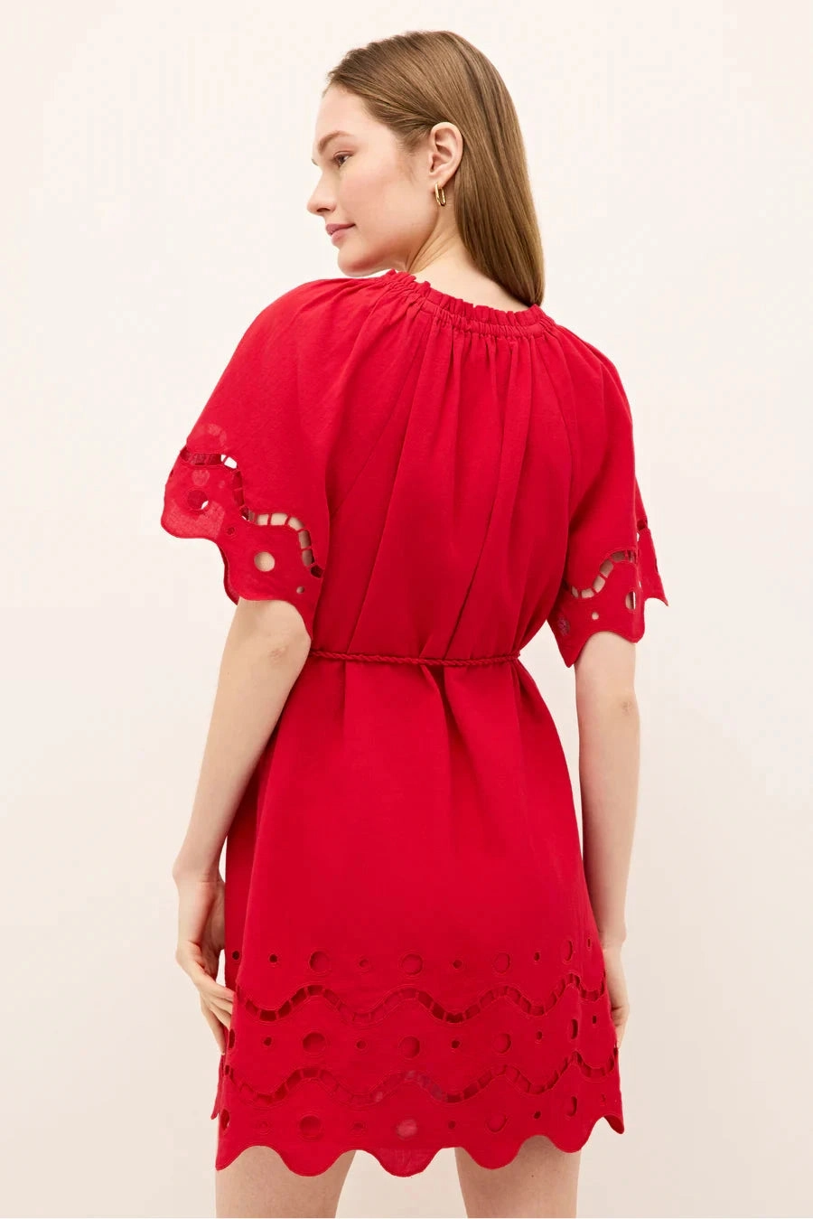 Minimal Design Tegan Dress Fresno Eyelet