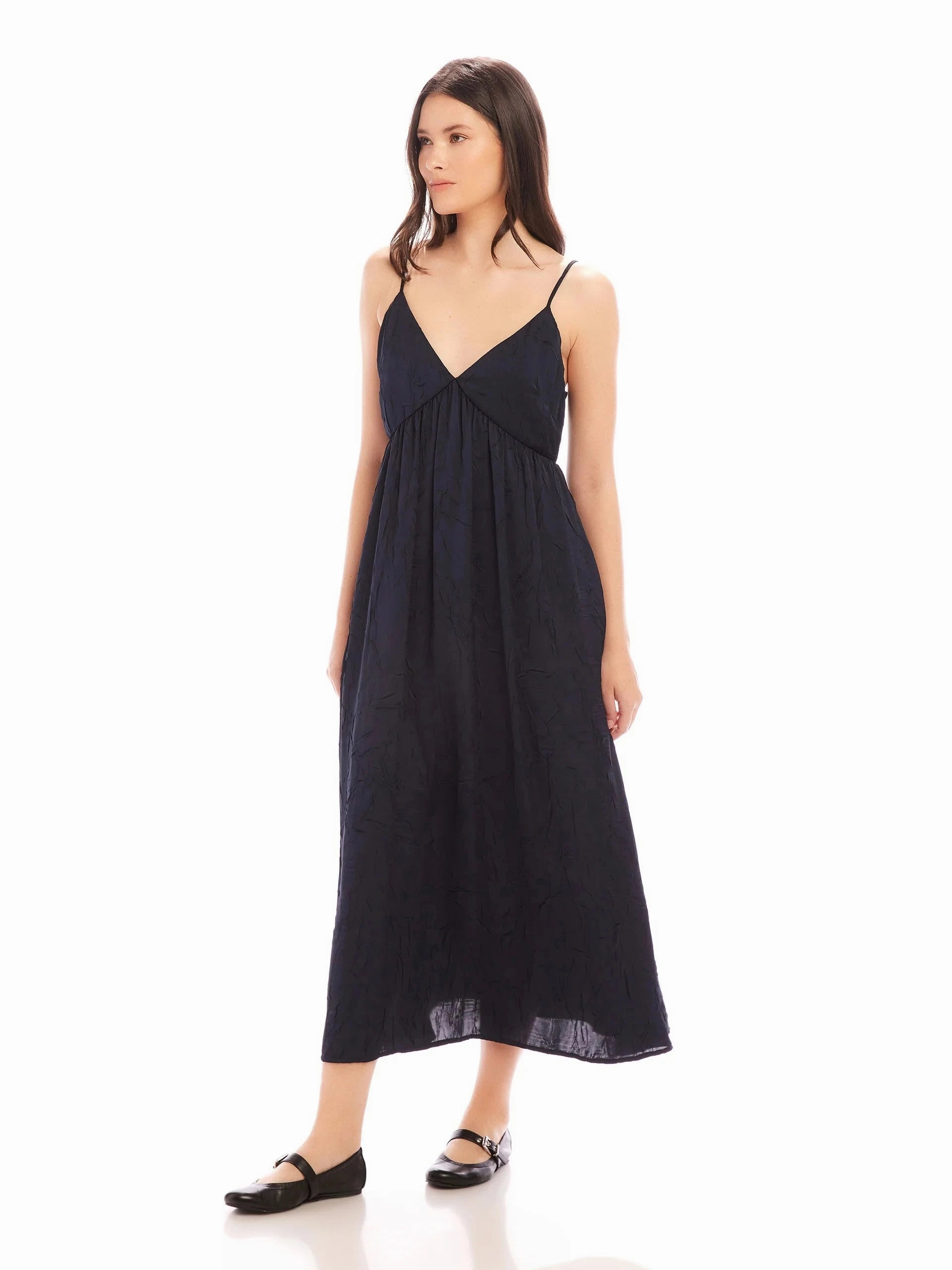 Leanna Midi Dress Navy Night Style