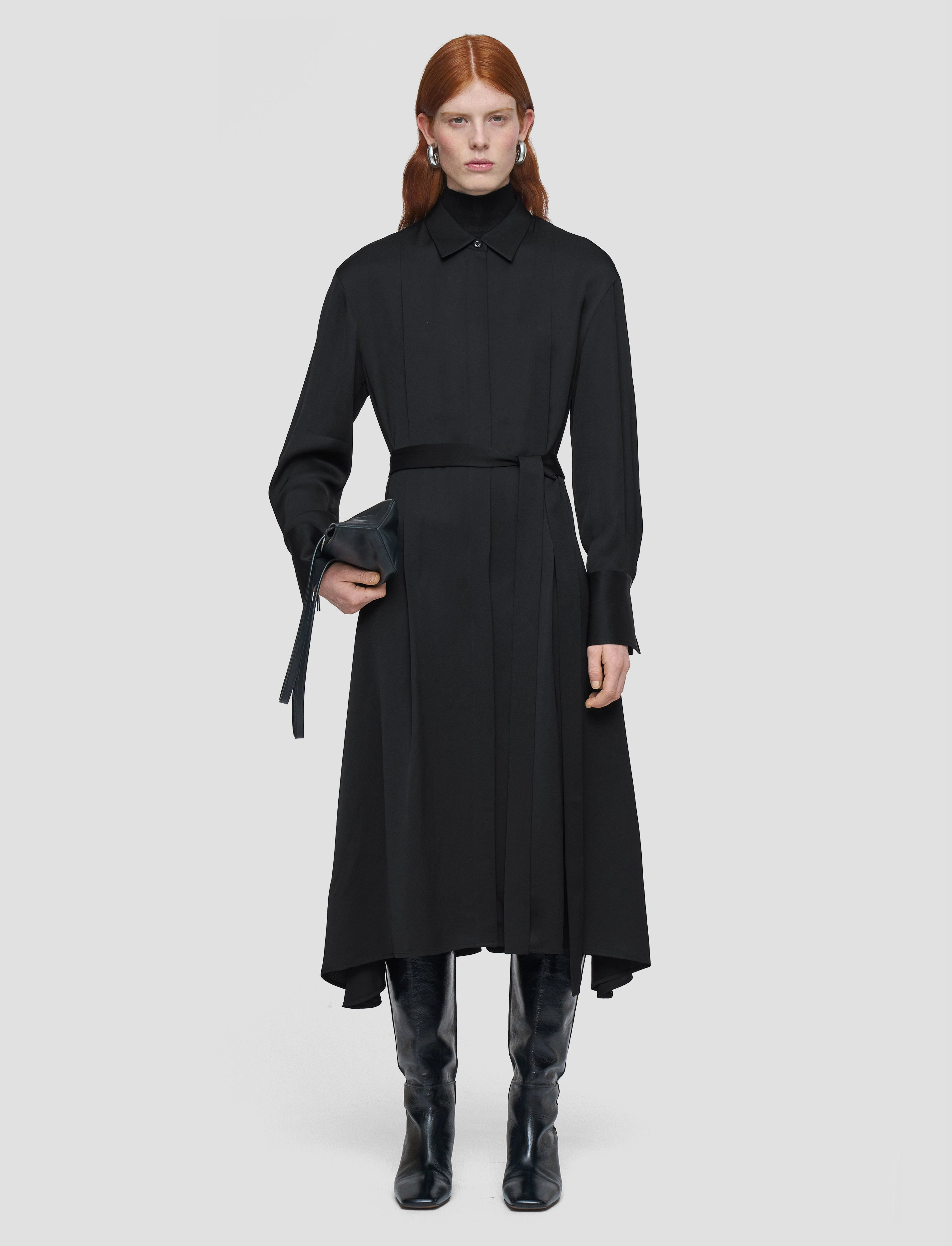 Playful printed gown Fall Outfit Orlan Light Crepe Dress