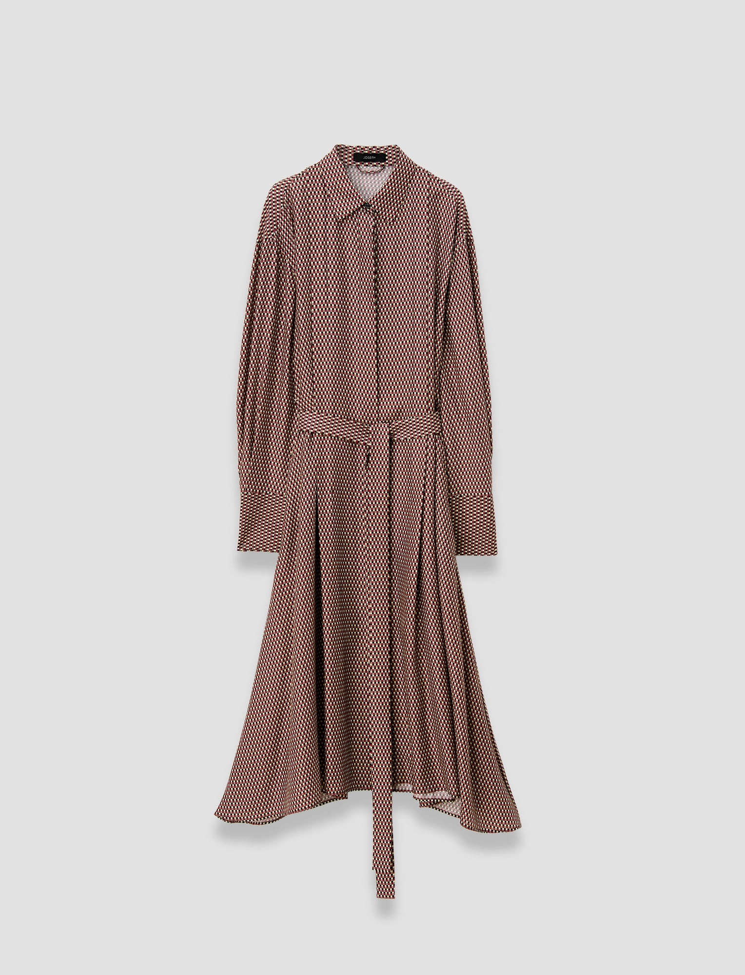 Sharp Mood Light Fabric Orlan Printed Silk Blend Dress