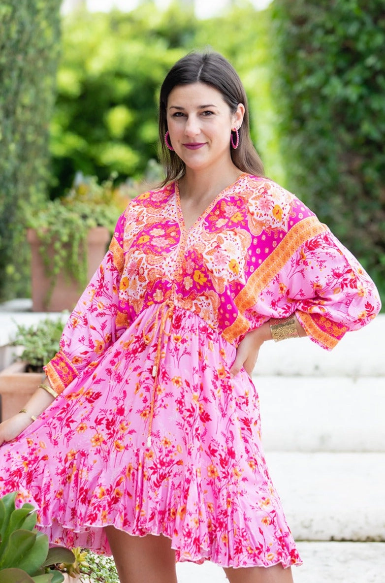 Red-Carpet Paloma Dress / Hot Pink