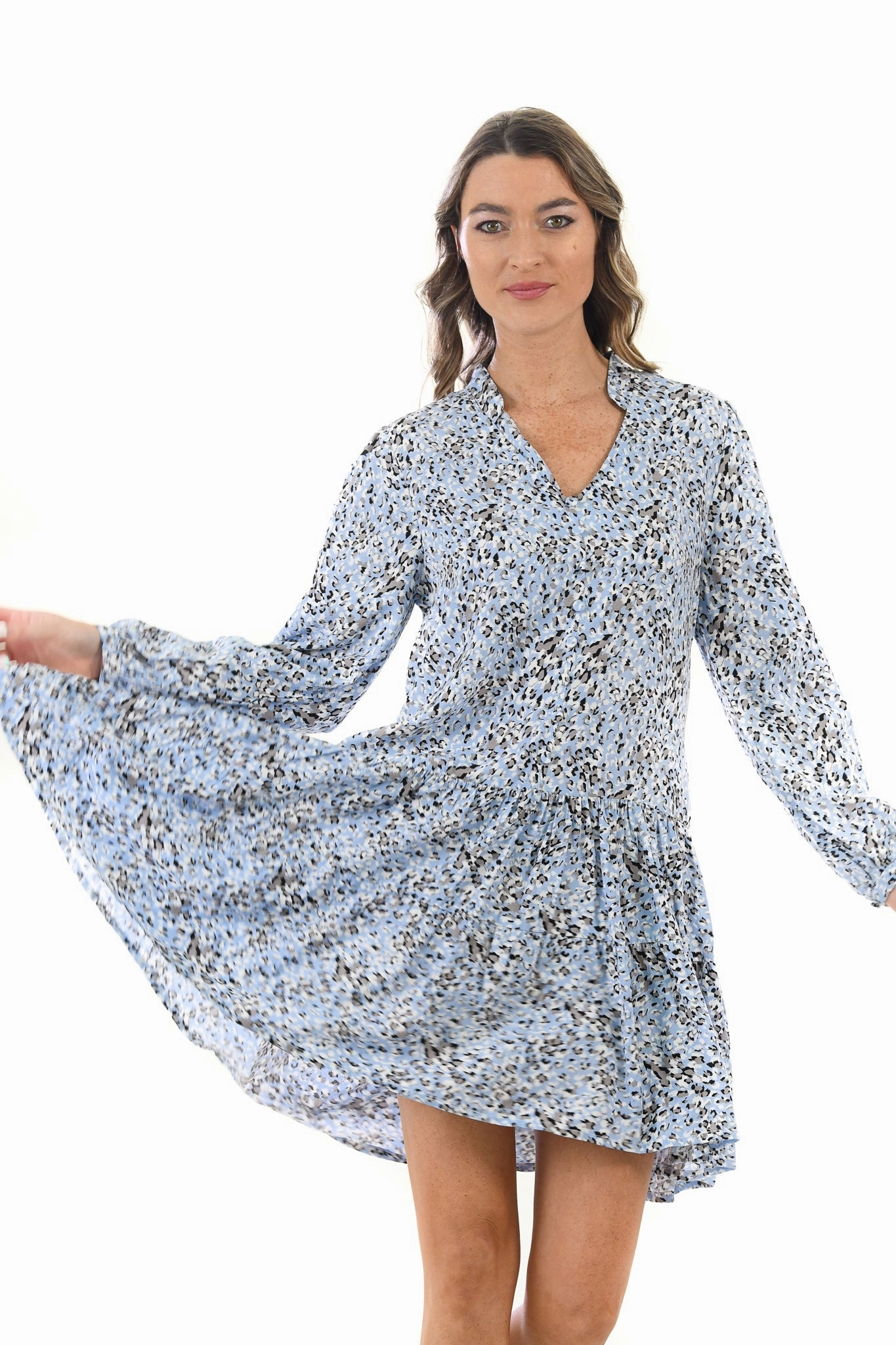 Free Step Parker Dress / Snow Leopard