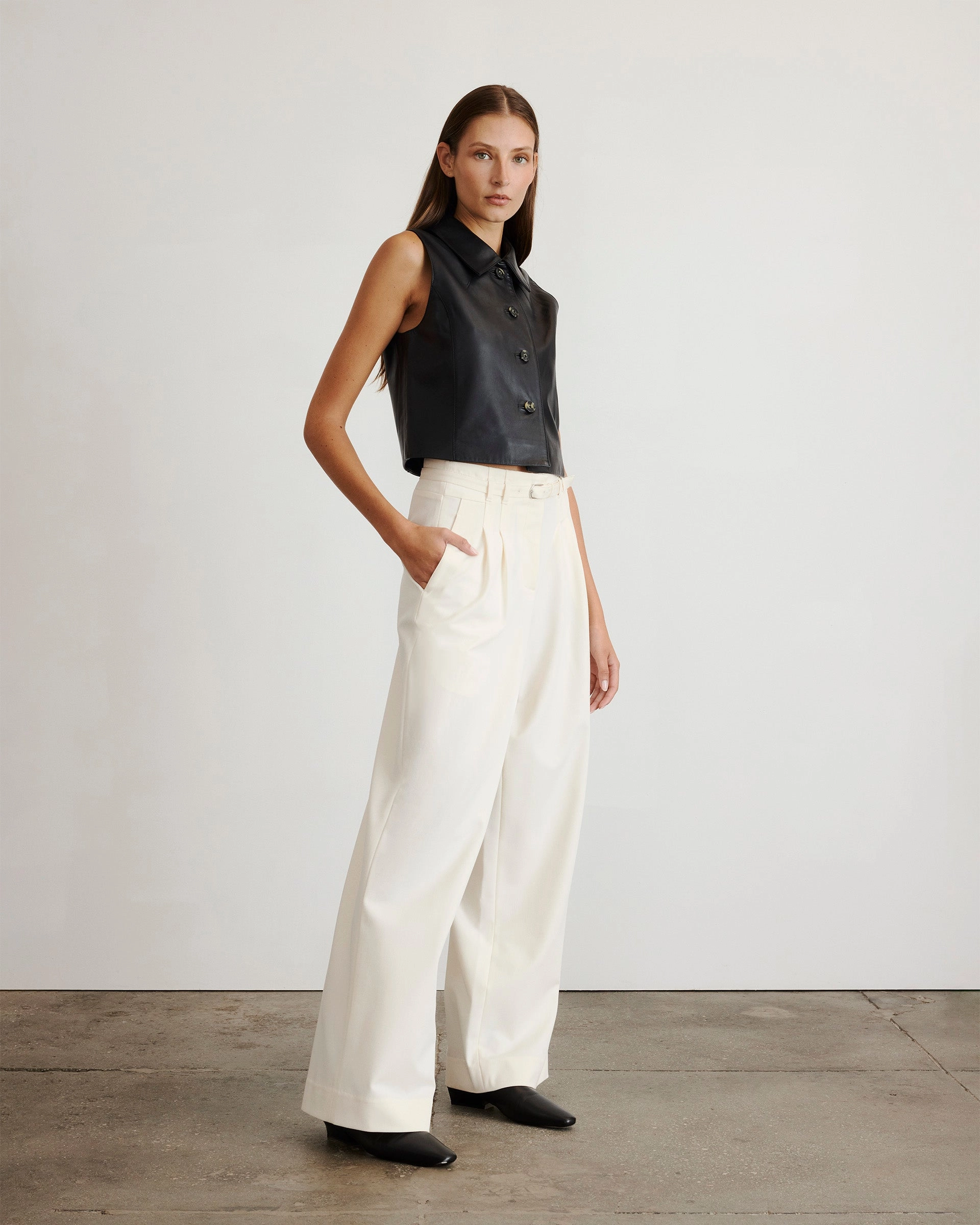 Ribbed Collar Design Quick Release Fastener Parton Top