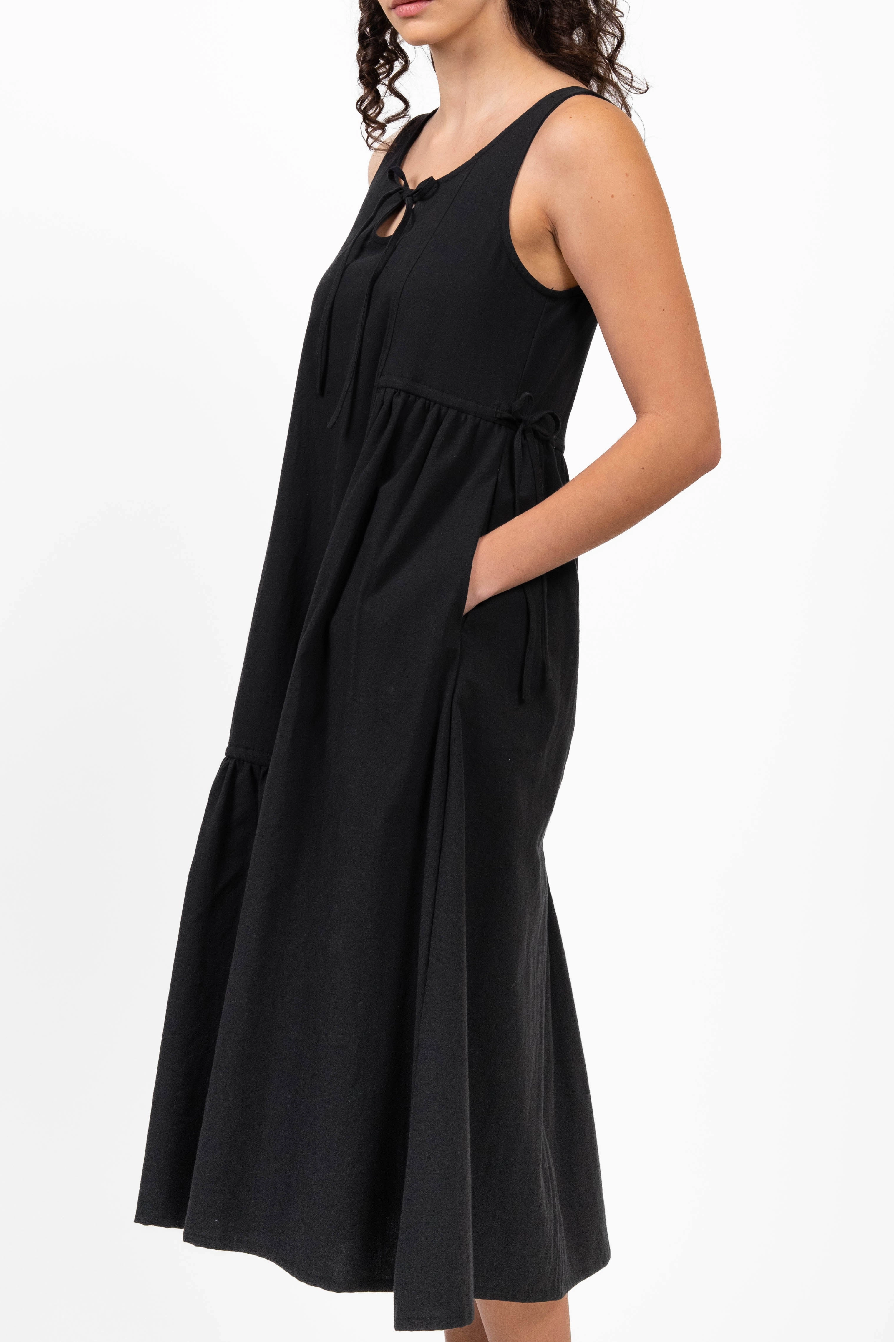 Lower Hem Premium Material Patio Dress