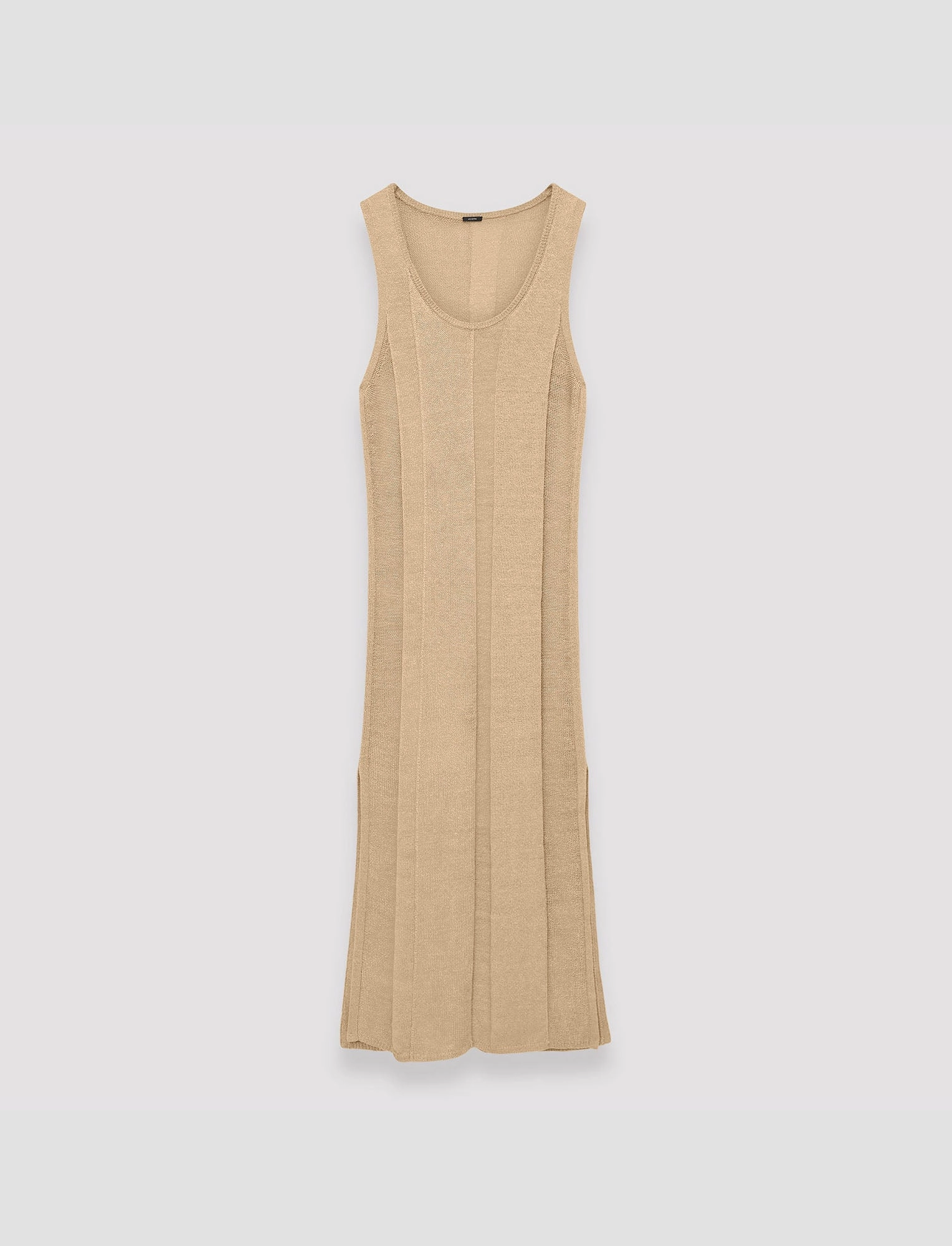 Lightweight-Comfort Linen Blend Knitted Long Dress