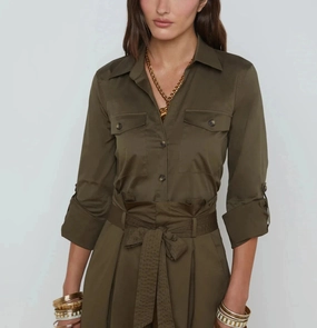 Professional Look Pearson Military Blouse Pine