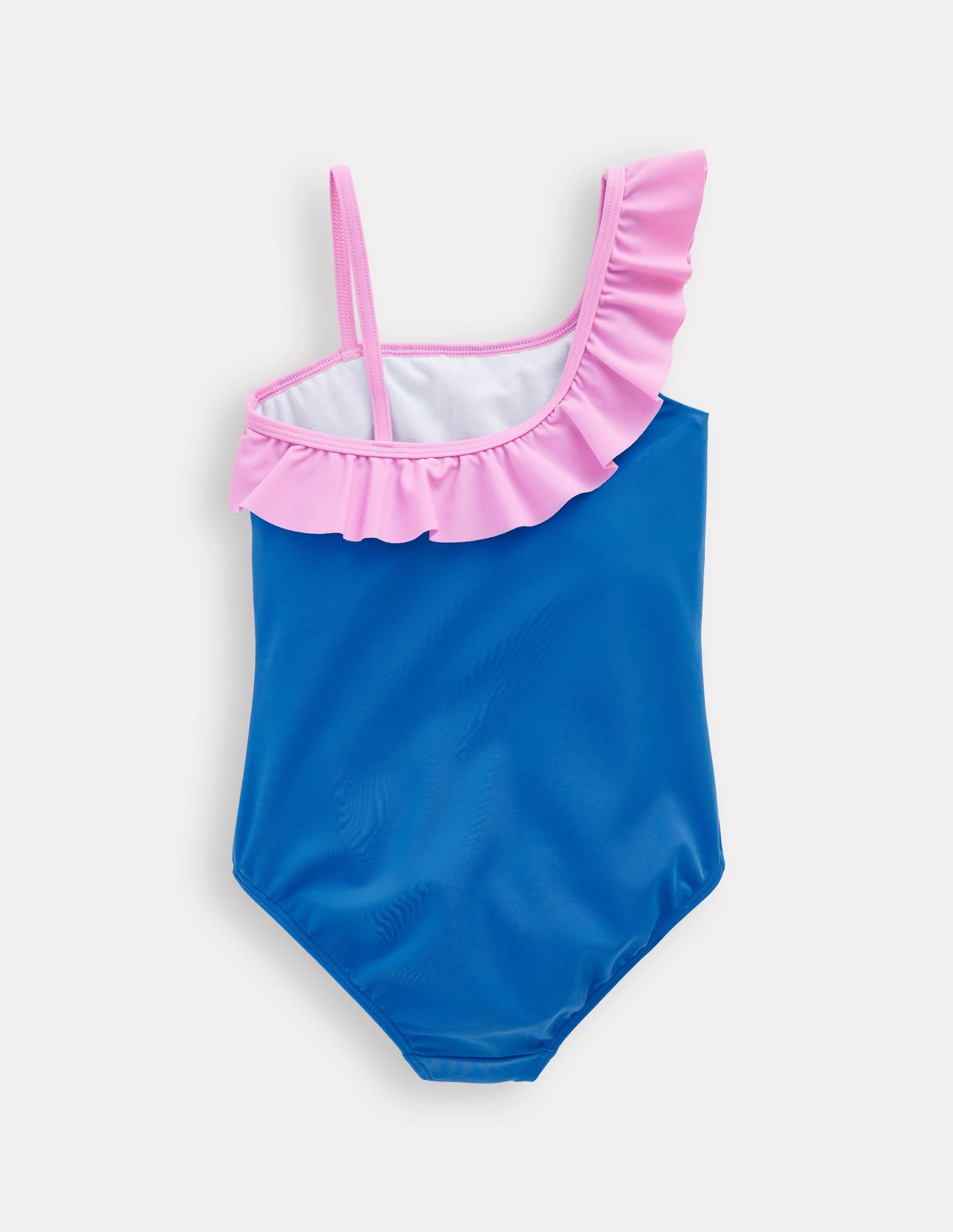 Abdominal Toning Panels Smooth Yoke Construction Lila One Shoulder Swimsuit-Multi Fruit