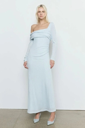 Align One Shoulder Dress Glacier Simple Yet Elegant