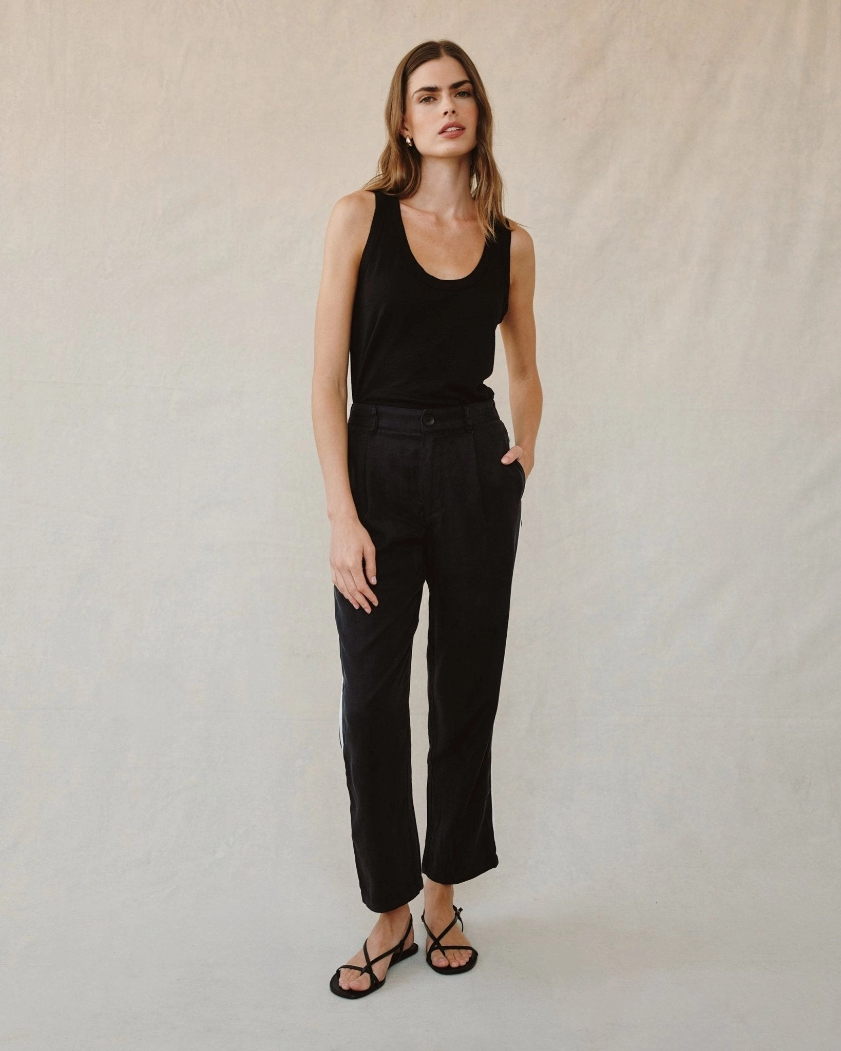 PIPED TROUSER PANT HiddenDrawcord