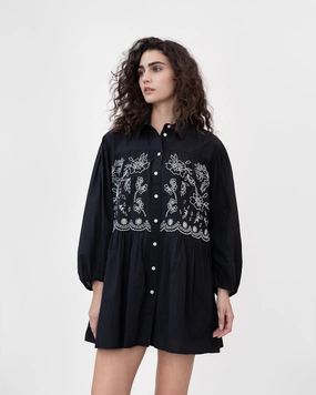 Pippa Dress Ruffle Hem