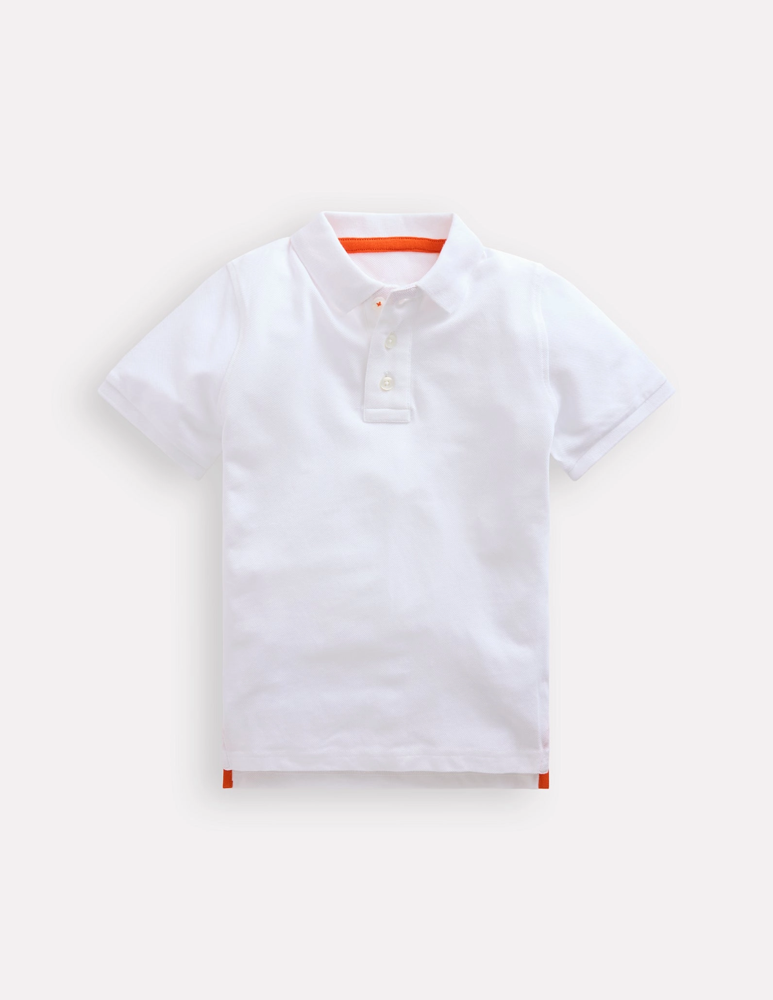 BondedSeamTechnology Piqu Polo Shirt-White