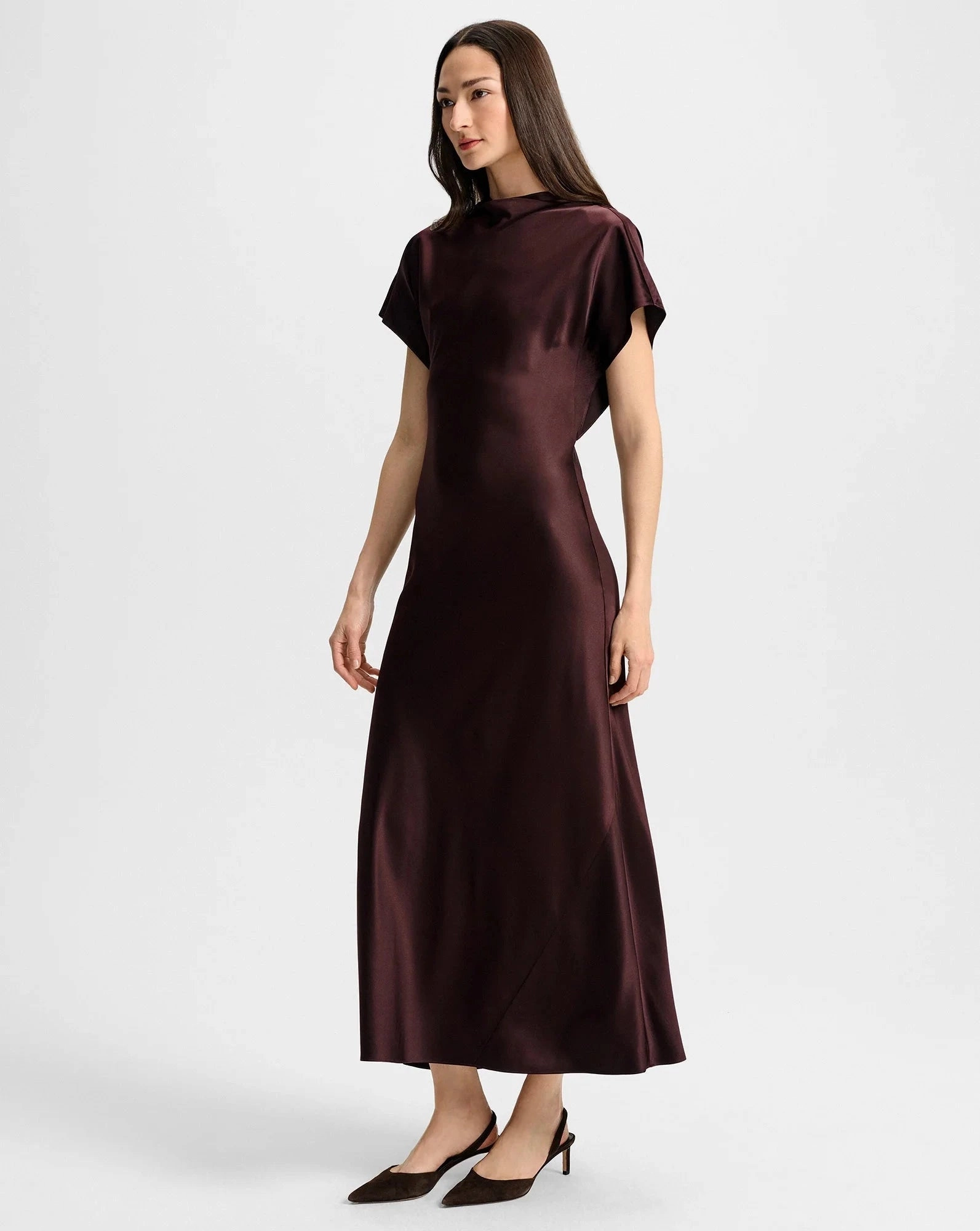 Redgrave Dress Dark Currant Non-Pilling
