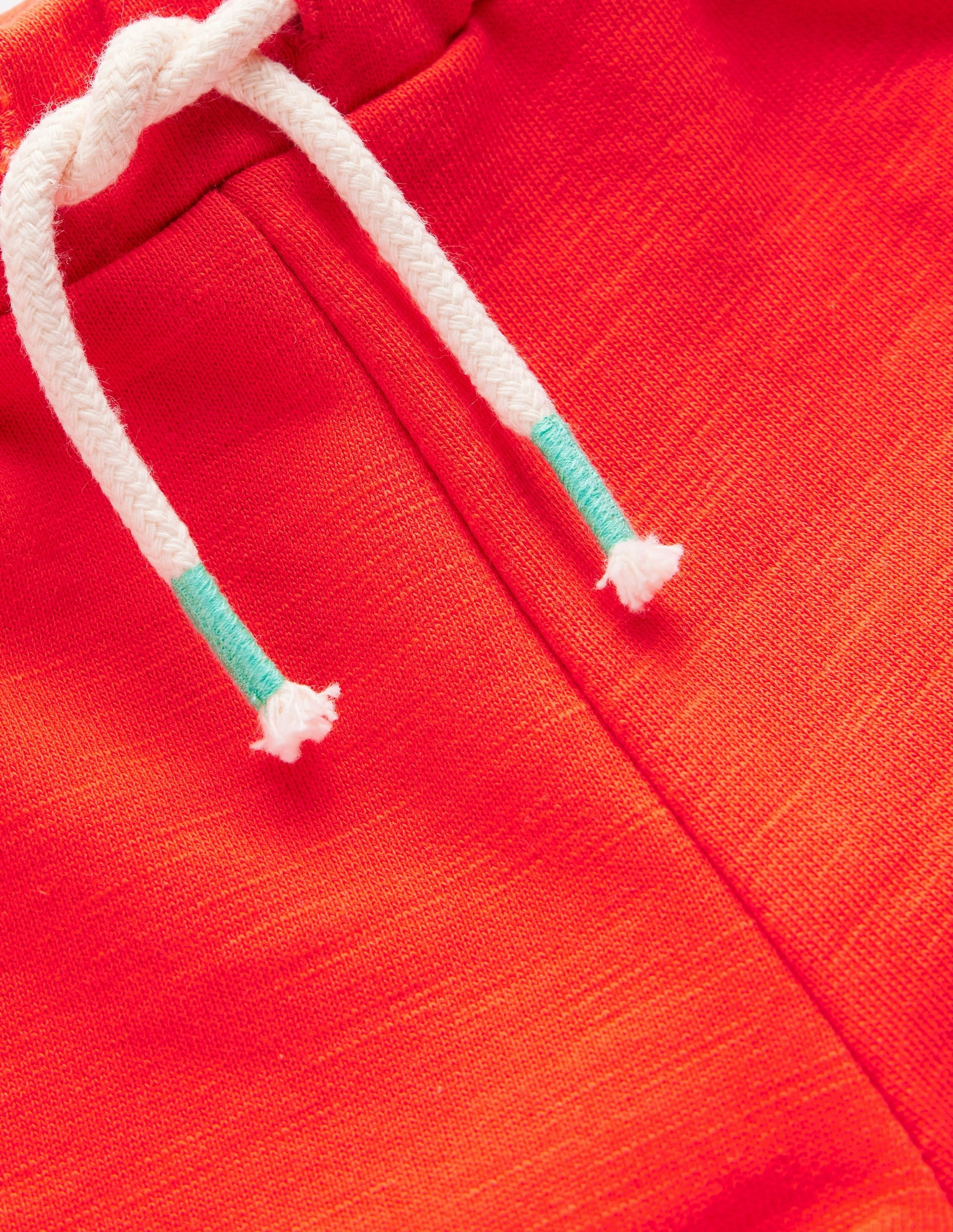 Active Motion Pom Trim Jersey Short-Firecracker Red