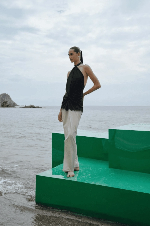 Magnetic-Closure Linus Dress Ying Yang