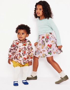 Everyday Student Fine Beach Woven Top and Bloomer Set-French Pink Harvest