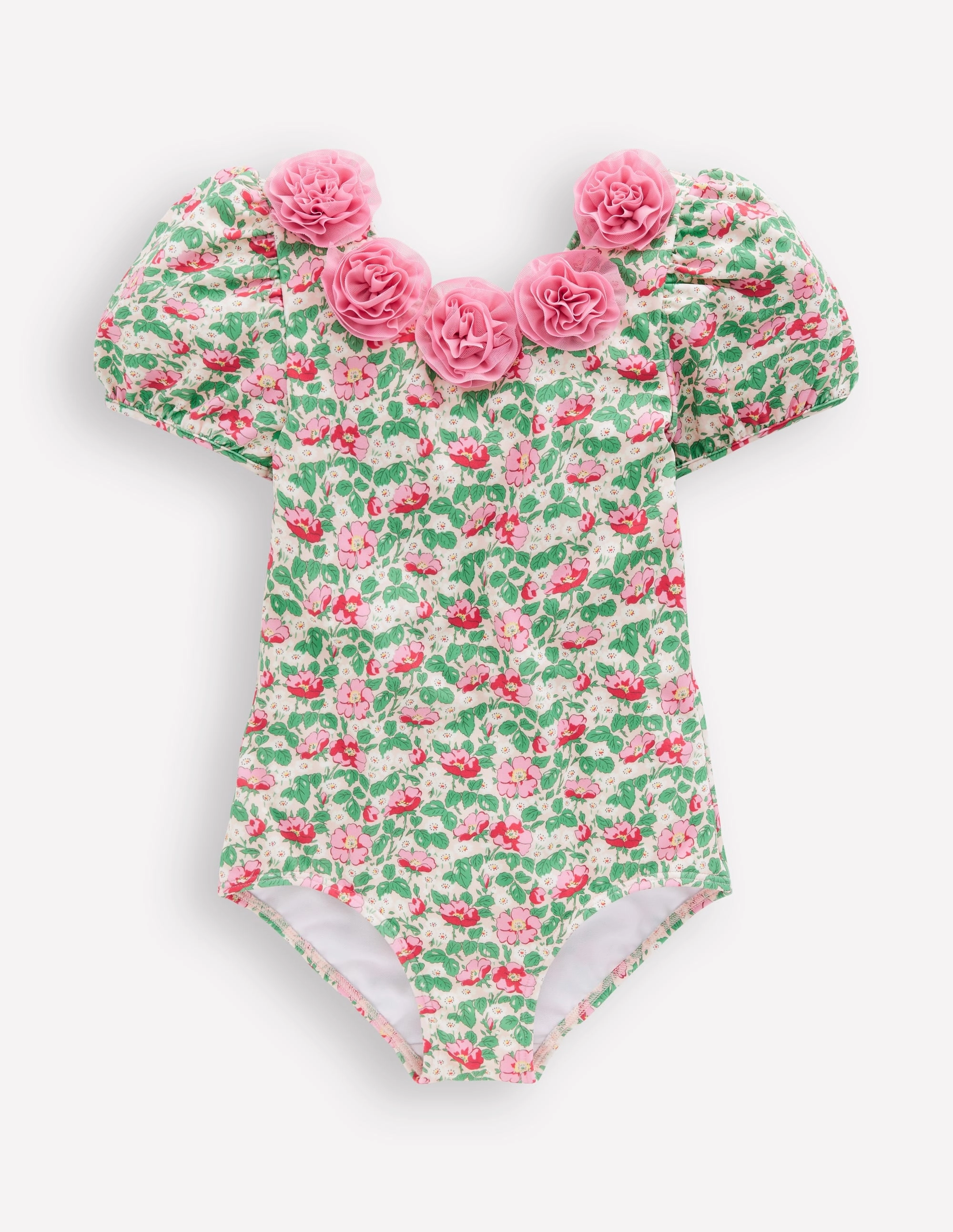 Pretty Scoopback Swimsuit-Chalk Pink Wild Rose Travel Essential
