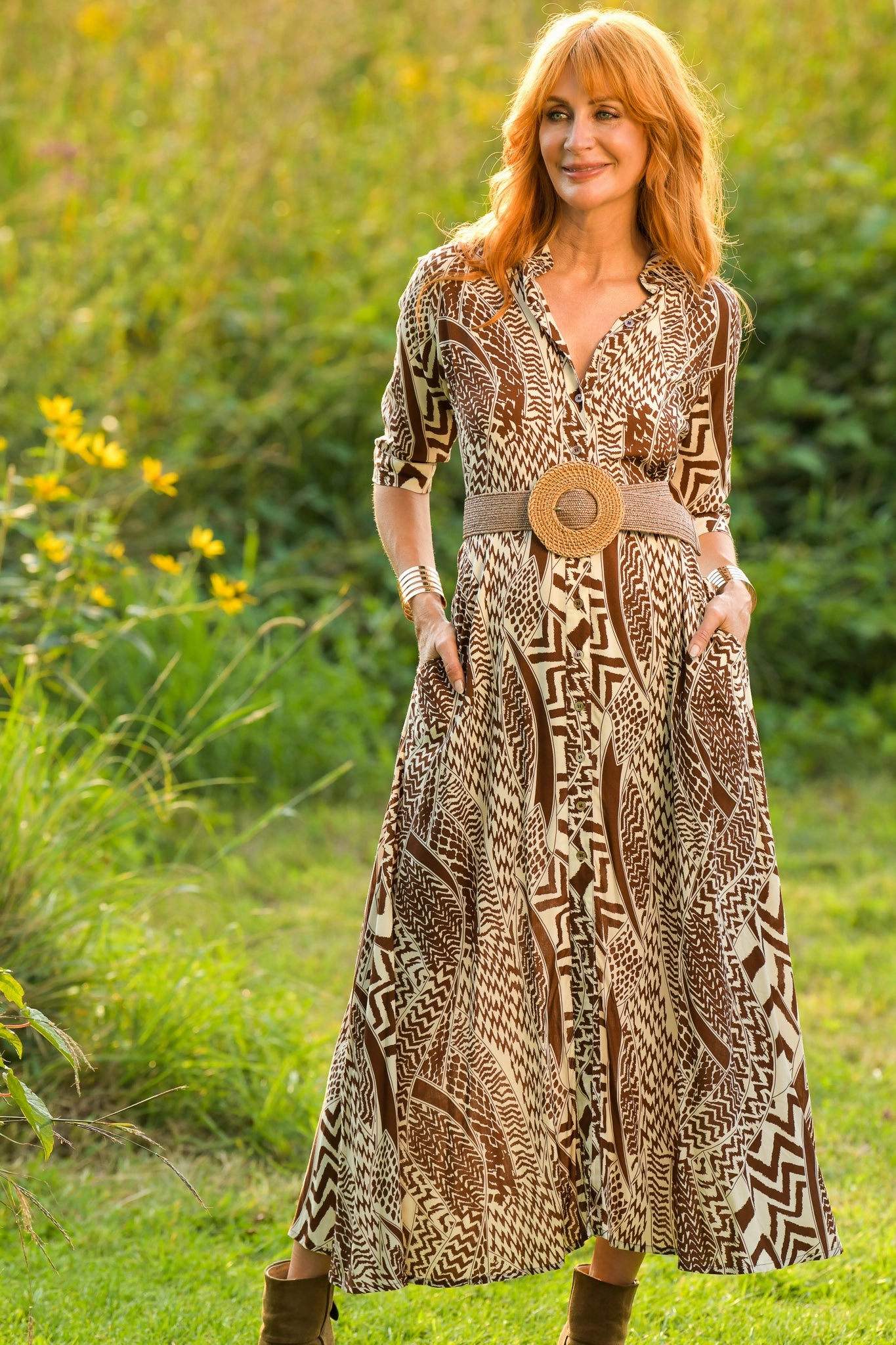 All Layer Princess Dress / Terra Cotta Tribal