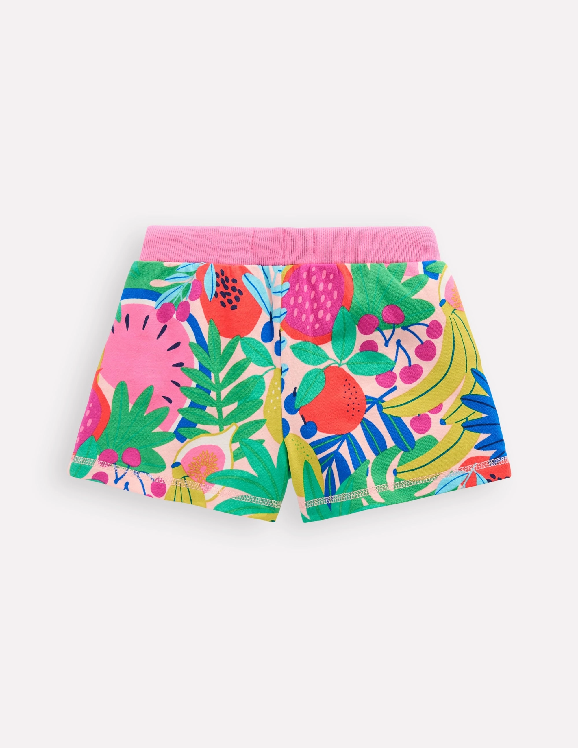 bodysuit Stay Flexible Printed Jersey Shorts-Multi Tropical Fruit