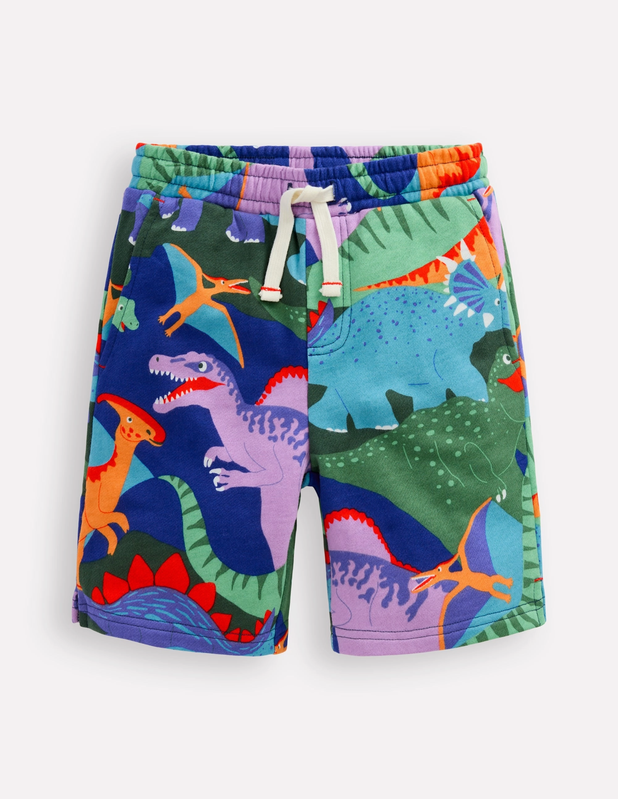City Mood fitness enthusiasts Printed Shorts-Multi Dinosaur Camo