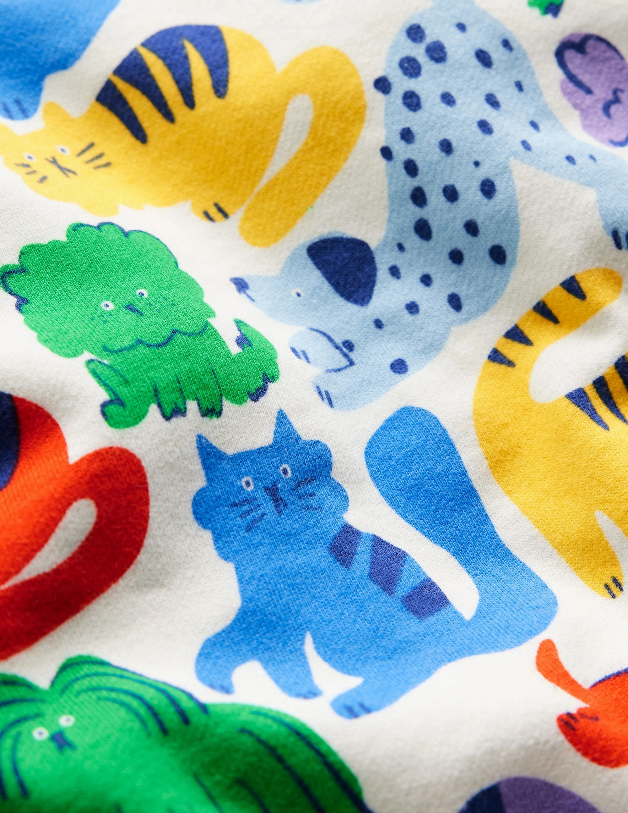 Printed Sweatshirt-Rainbow Pets MoistureWicking Fabric
