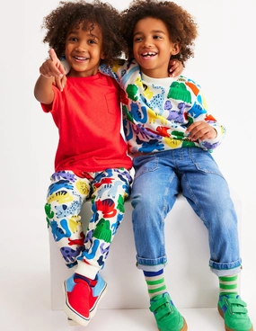 Printed Sweatshirt-Rainbow Pets LowMaintenanceFabric