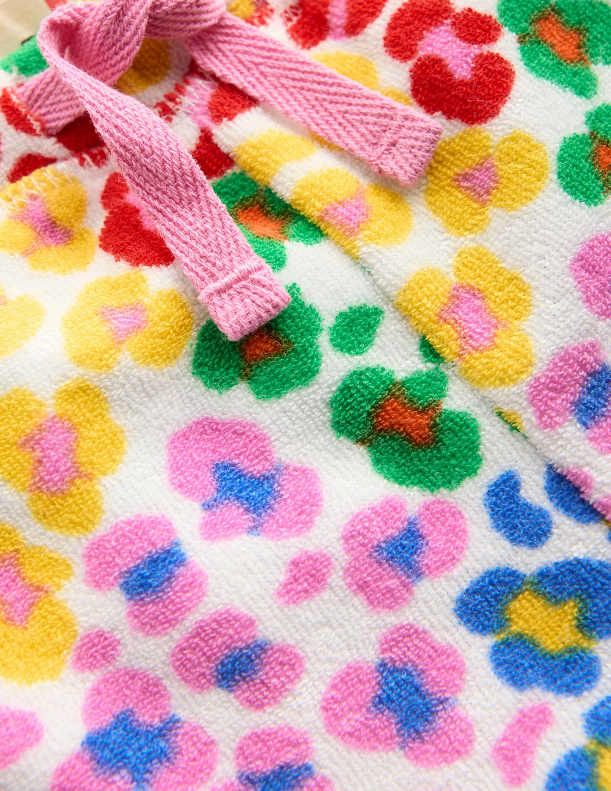 snowboarding apparel evening dress Printed Towelling Short-Multi Rainbow Leopard