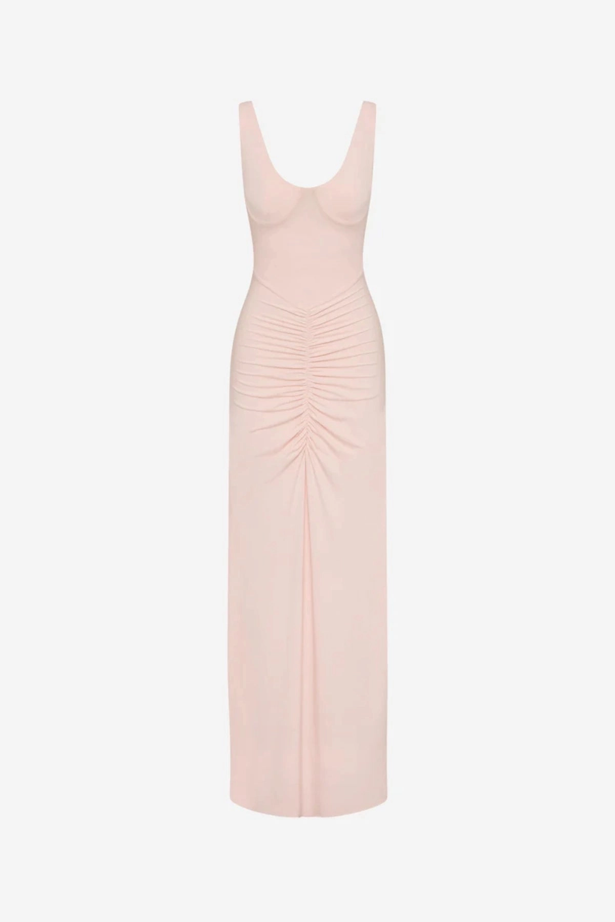 The 'Gisele' Jersey Dress Dusty Pink Casual event dress