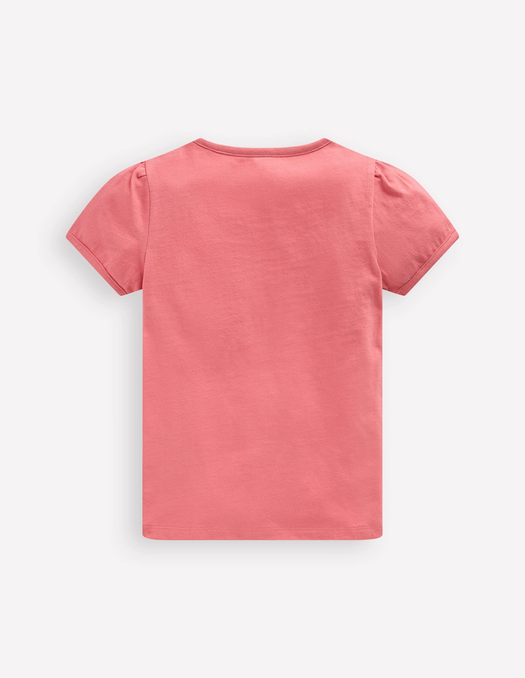 Puff Sleeve Superstitch Top-Blossom Pink Bunnies HypoallergenicFabric