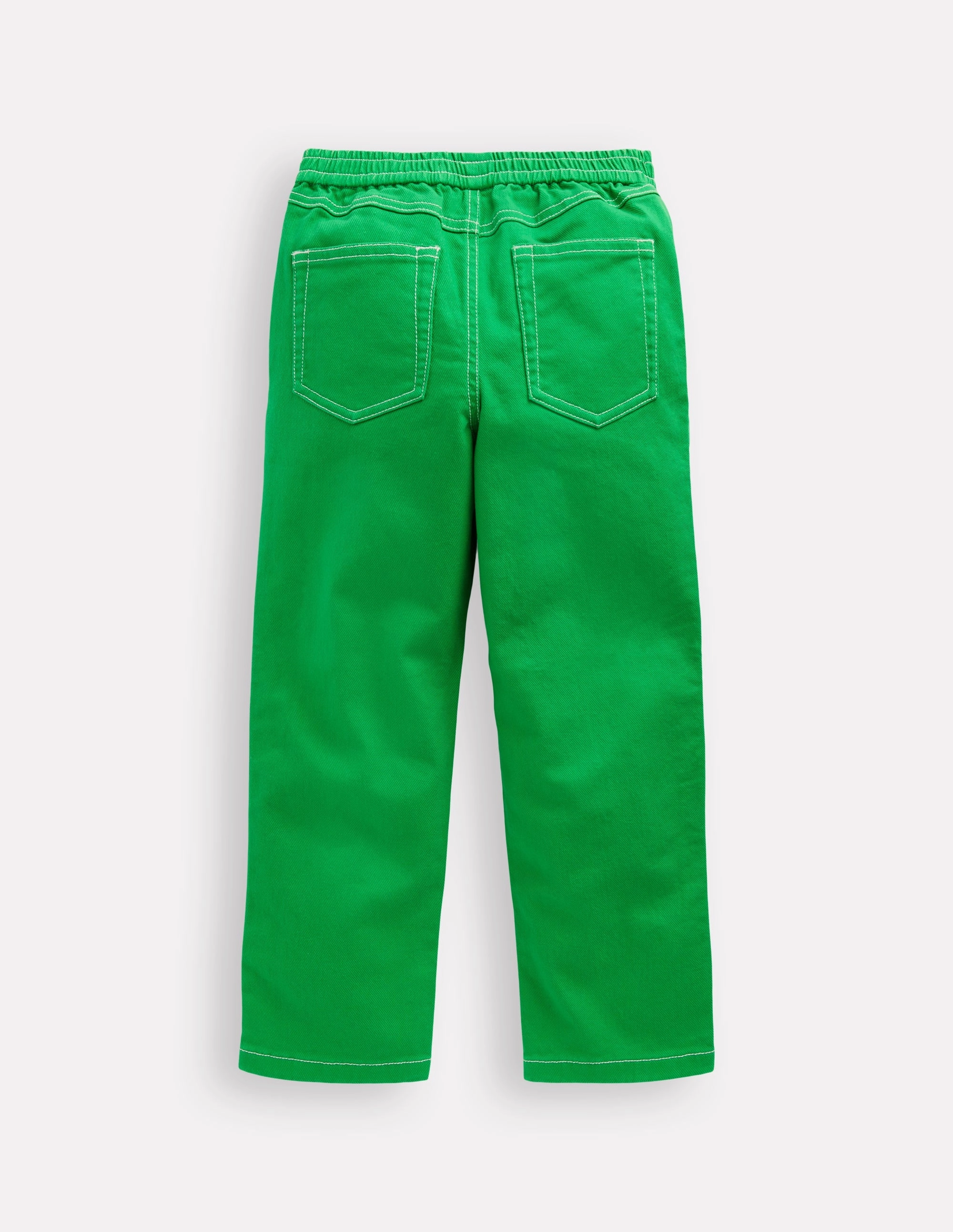 High Quality Material Pull-on Cotton Trouser-Sapling Green