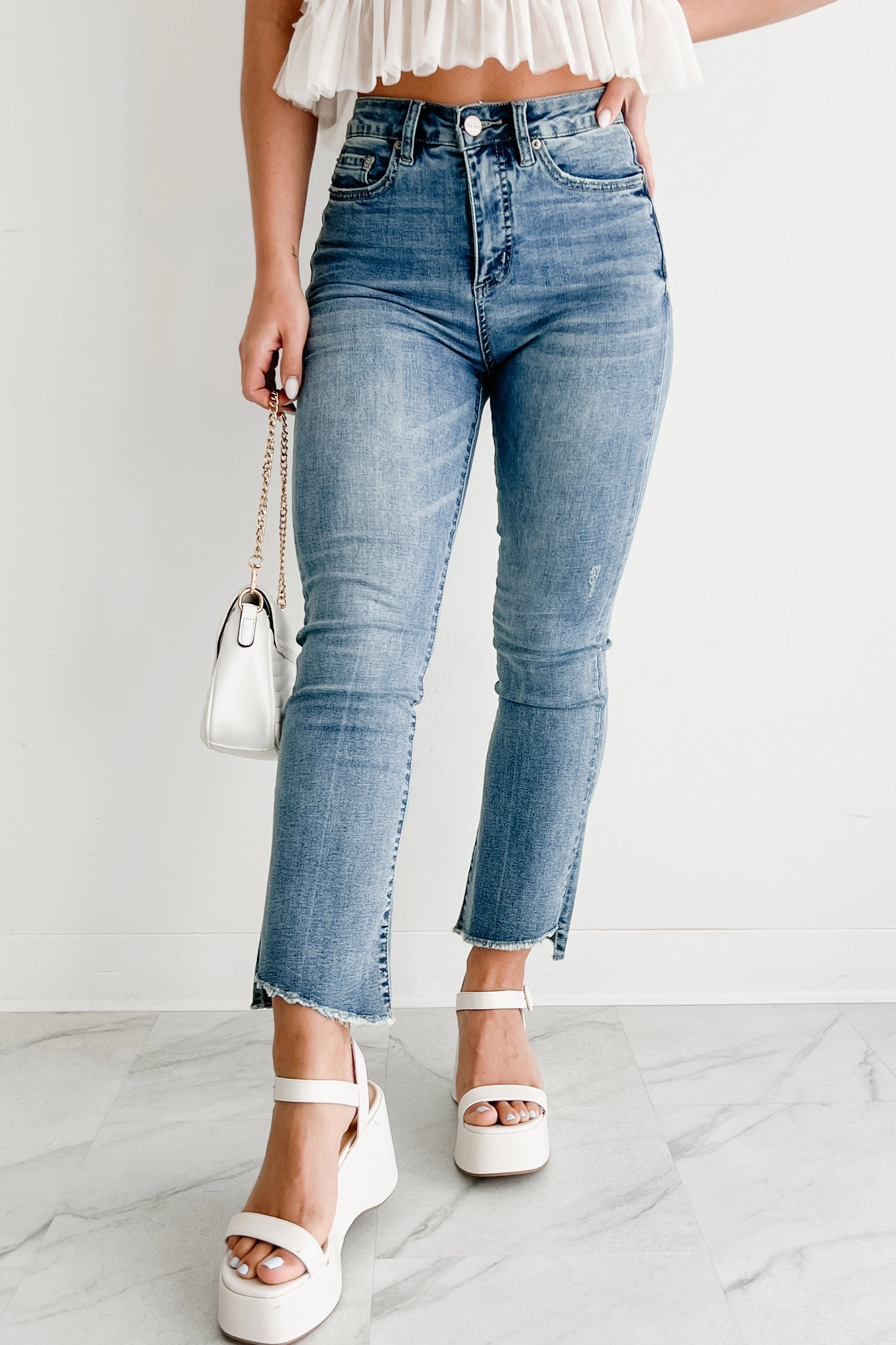 Benedict Bootcut Mica Denim Jeans (Medium) No Ride Up