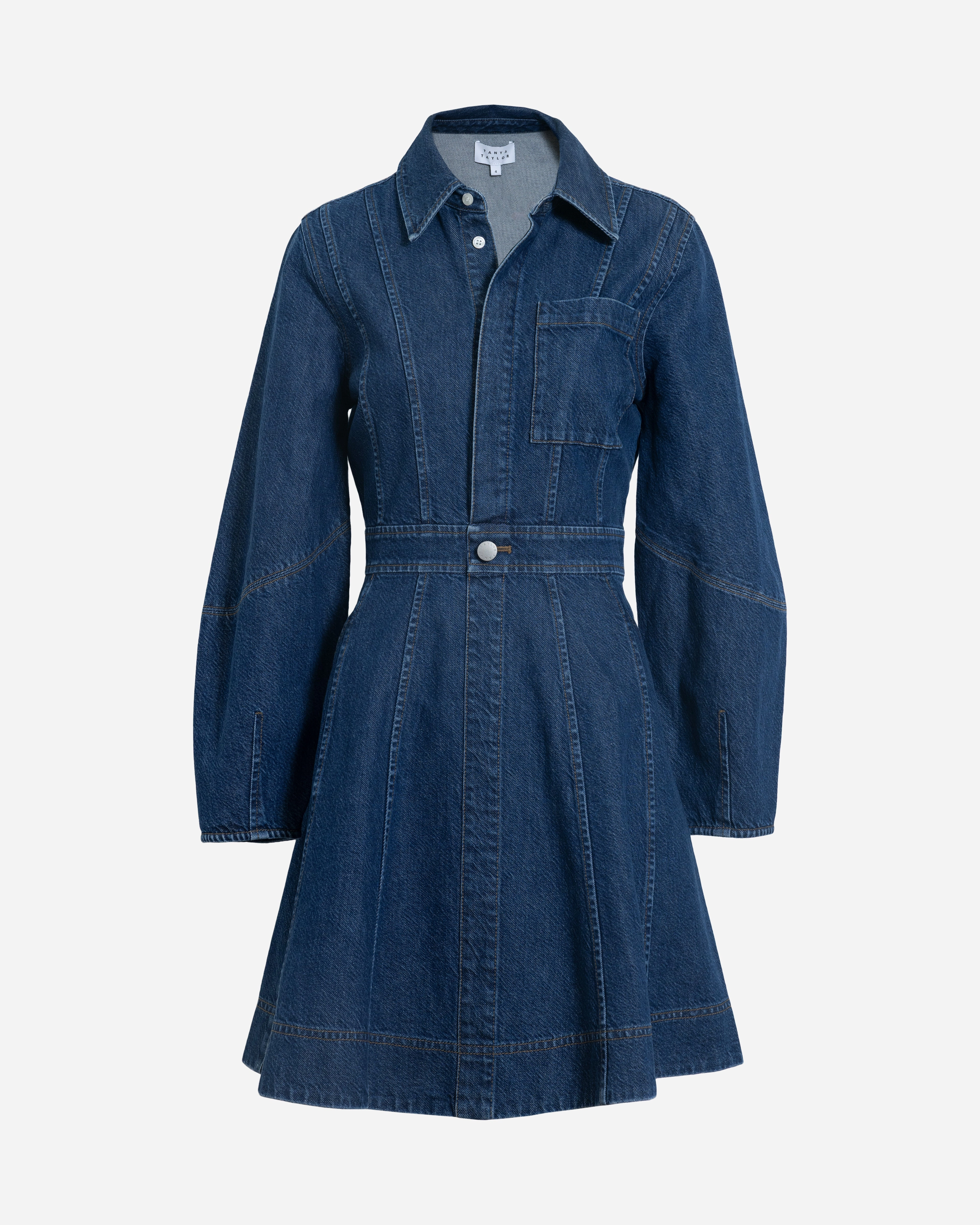 Pleated-Texture Hailey Dress