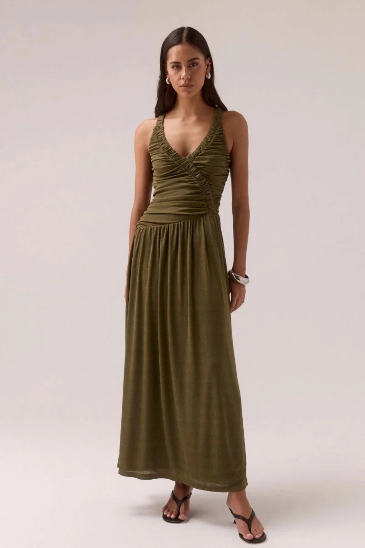 Rua Dress Olive Bright Colors