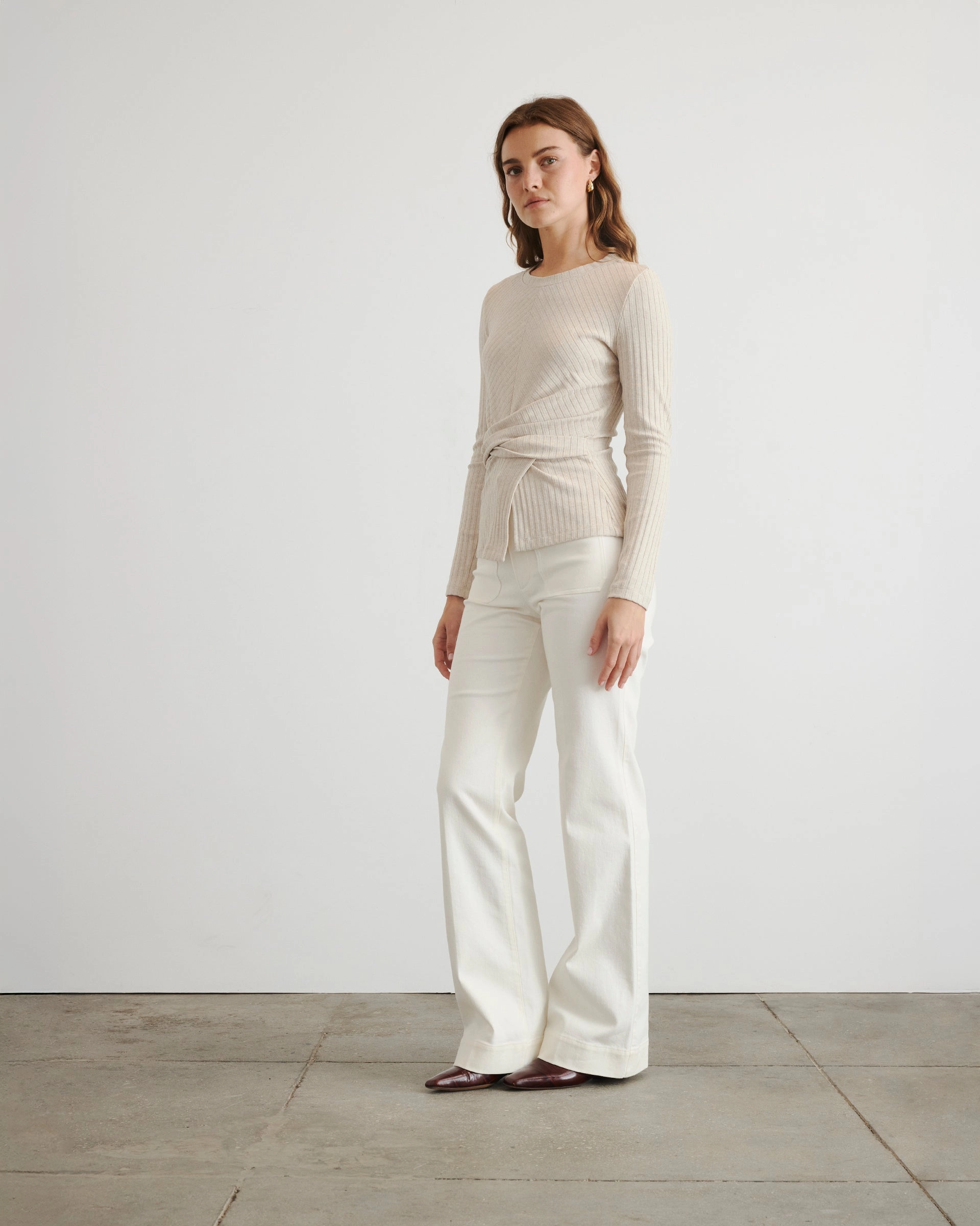 Stretch Fit Top Long Sleeve Kelsey Top