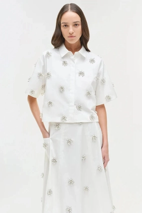 CompressionTechnology Cosmo Camp Shirt White