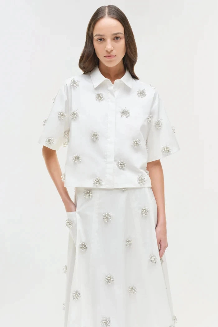 CompressionTechnology Cosmo Camp Shirt White