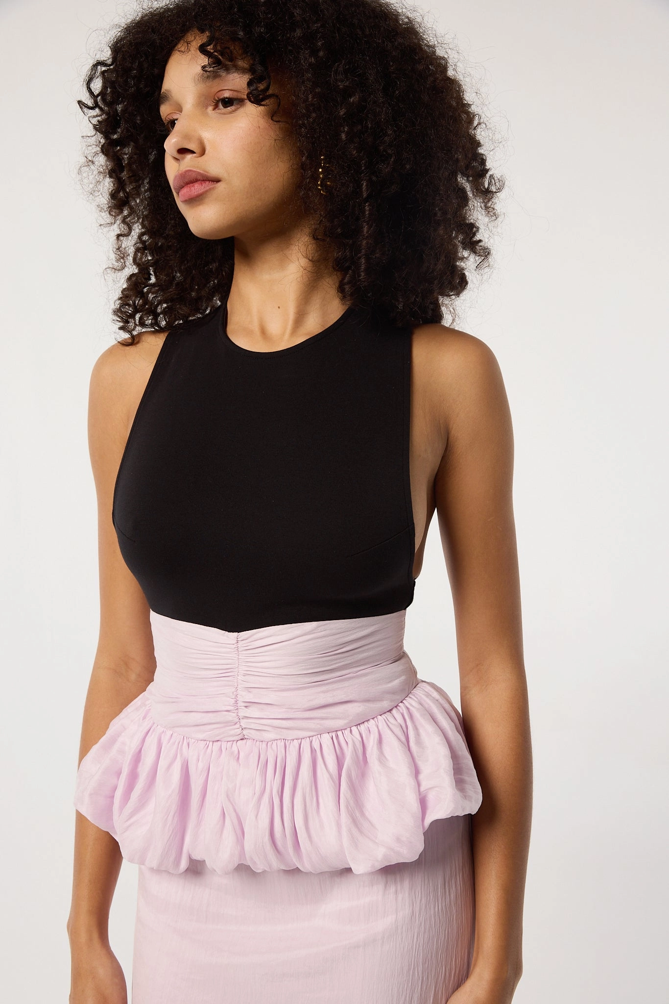 ARDEN TOP FlexibleElasticatedEdging ClassicCrewNeck