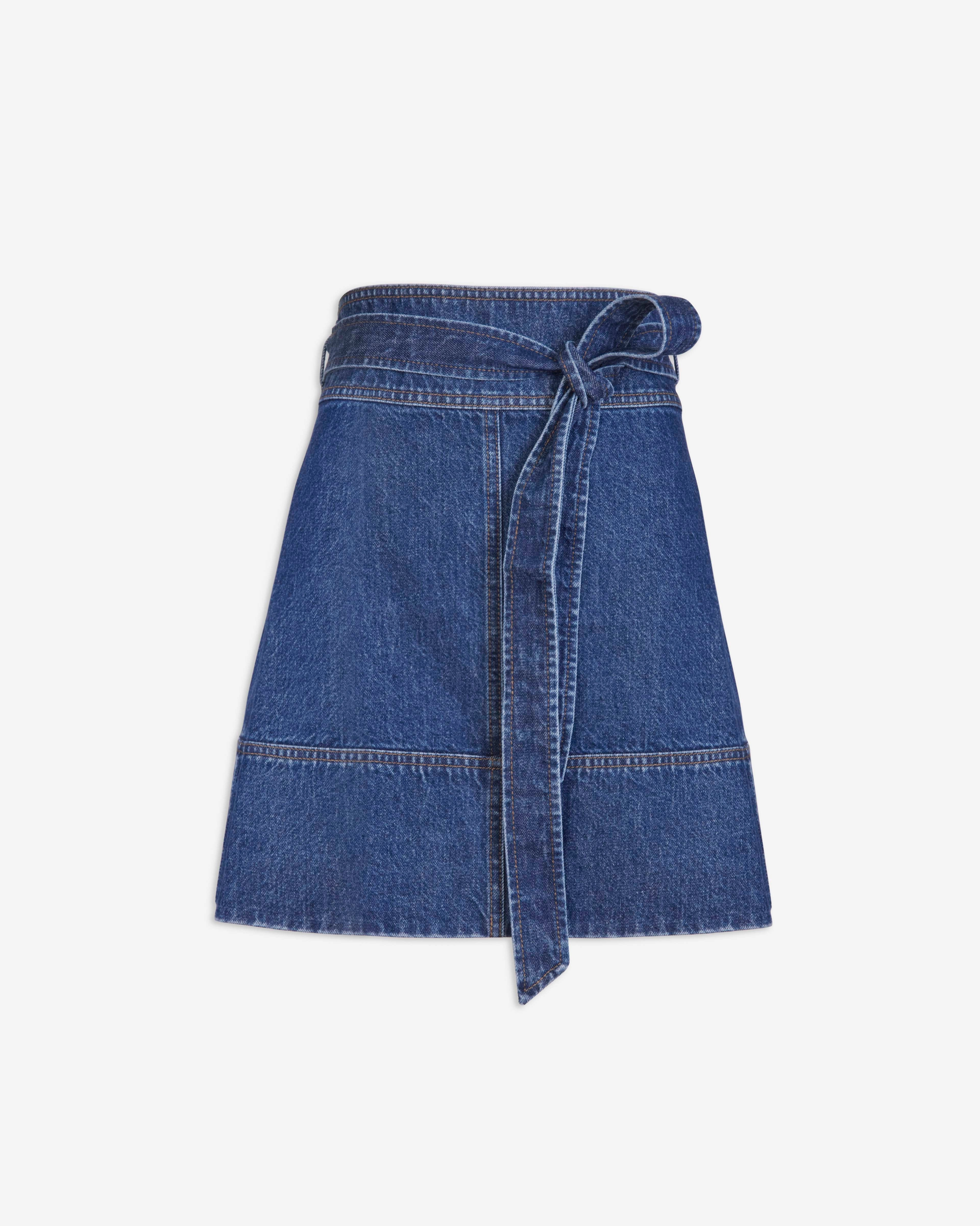 Low Bulk Material Courtney Skirt