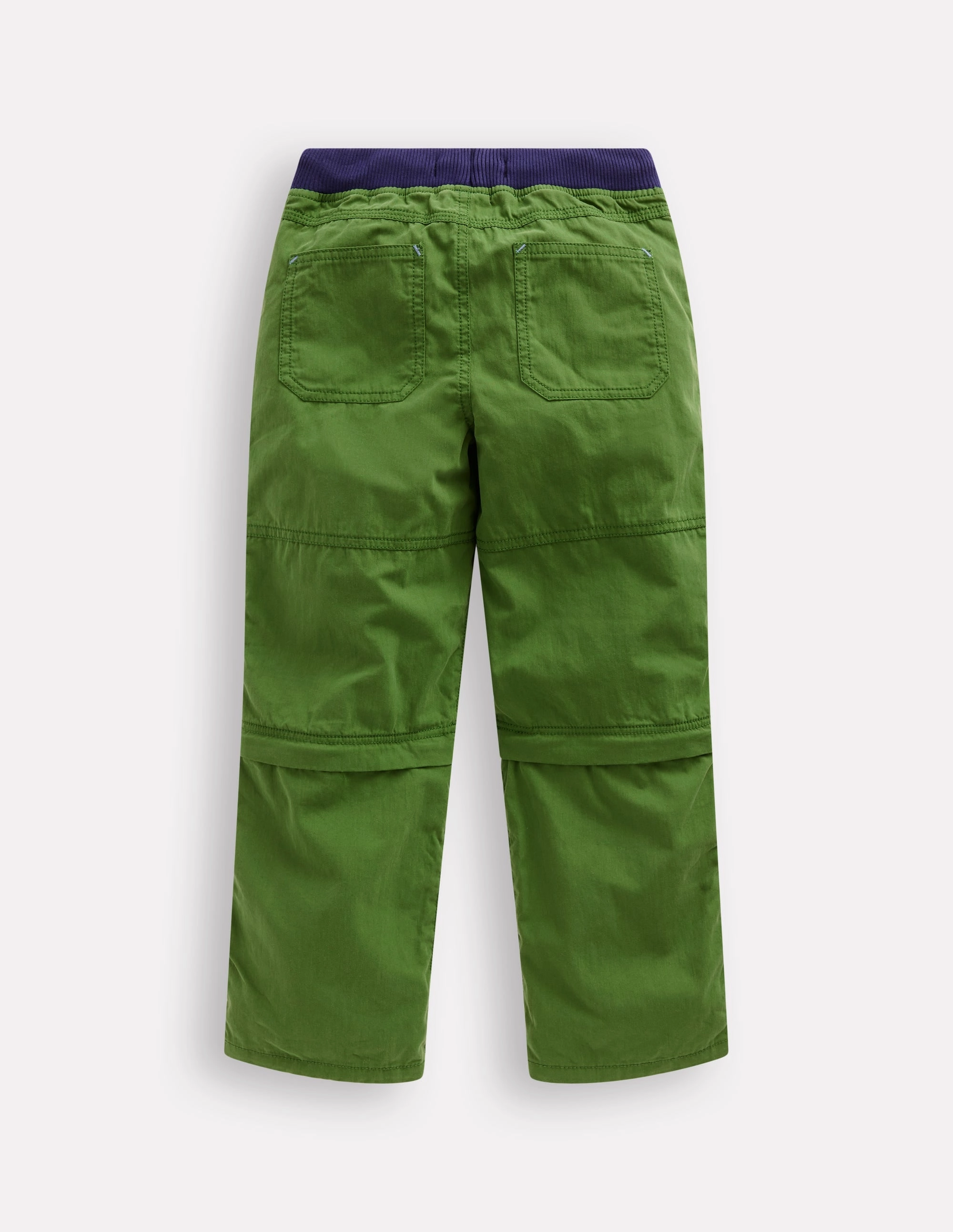 Zip-Off Techno Trousers-Broccoli Green Layering Comfort Easy Flex Design