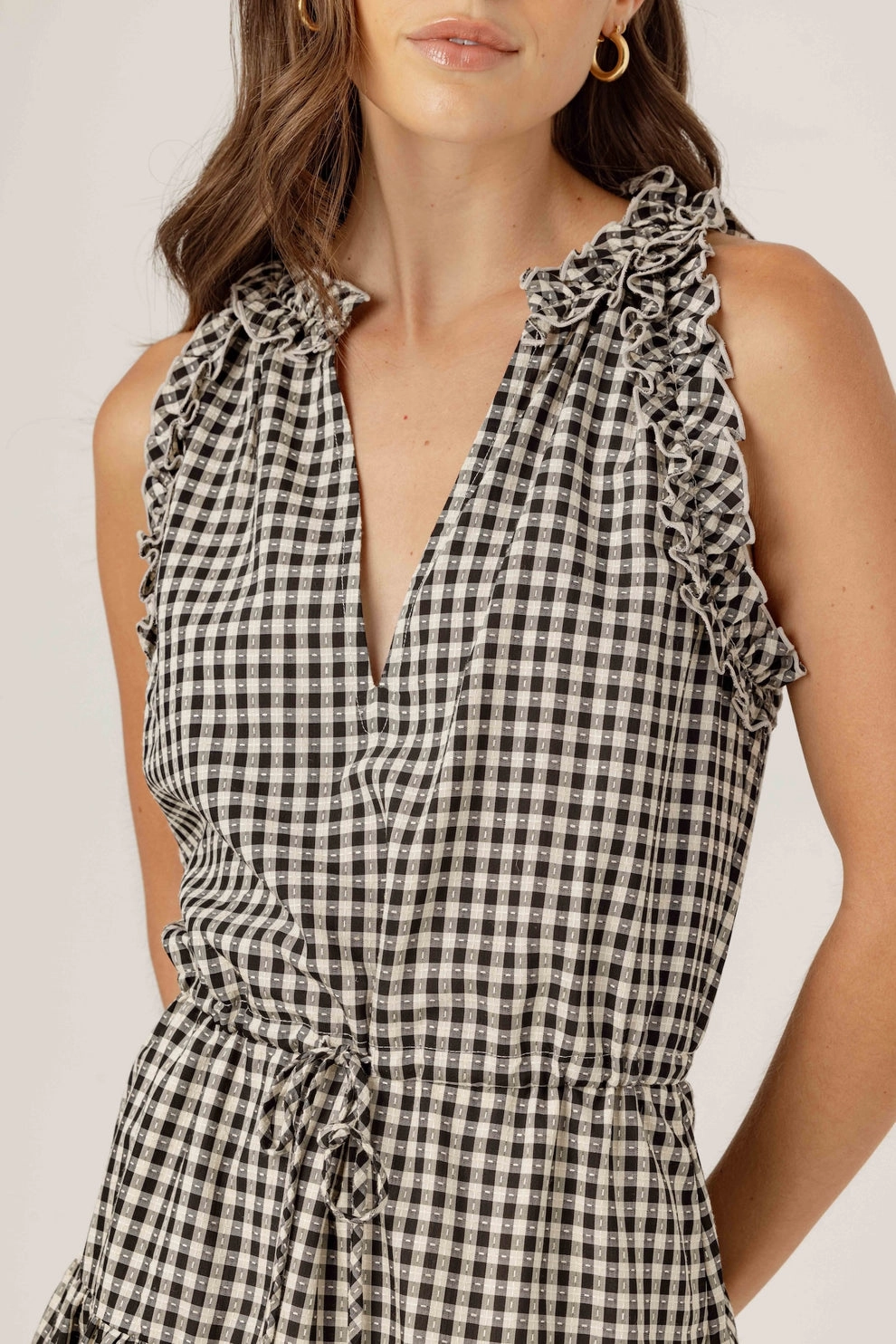 Trendy Cut GINGHAM BLISSE DRESS