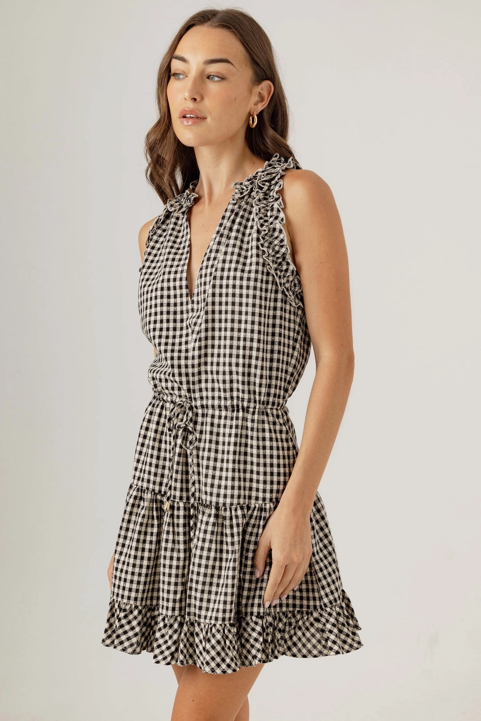 Work Option GINGHAM BLISSE DRESS